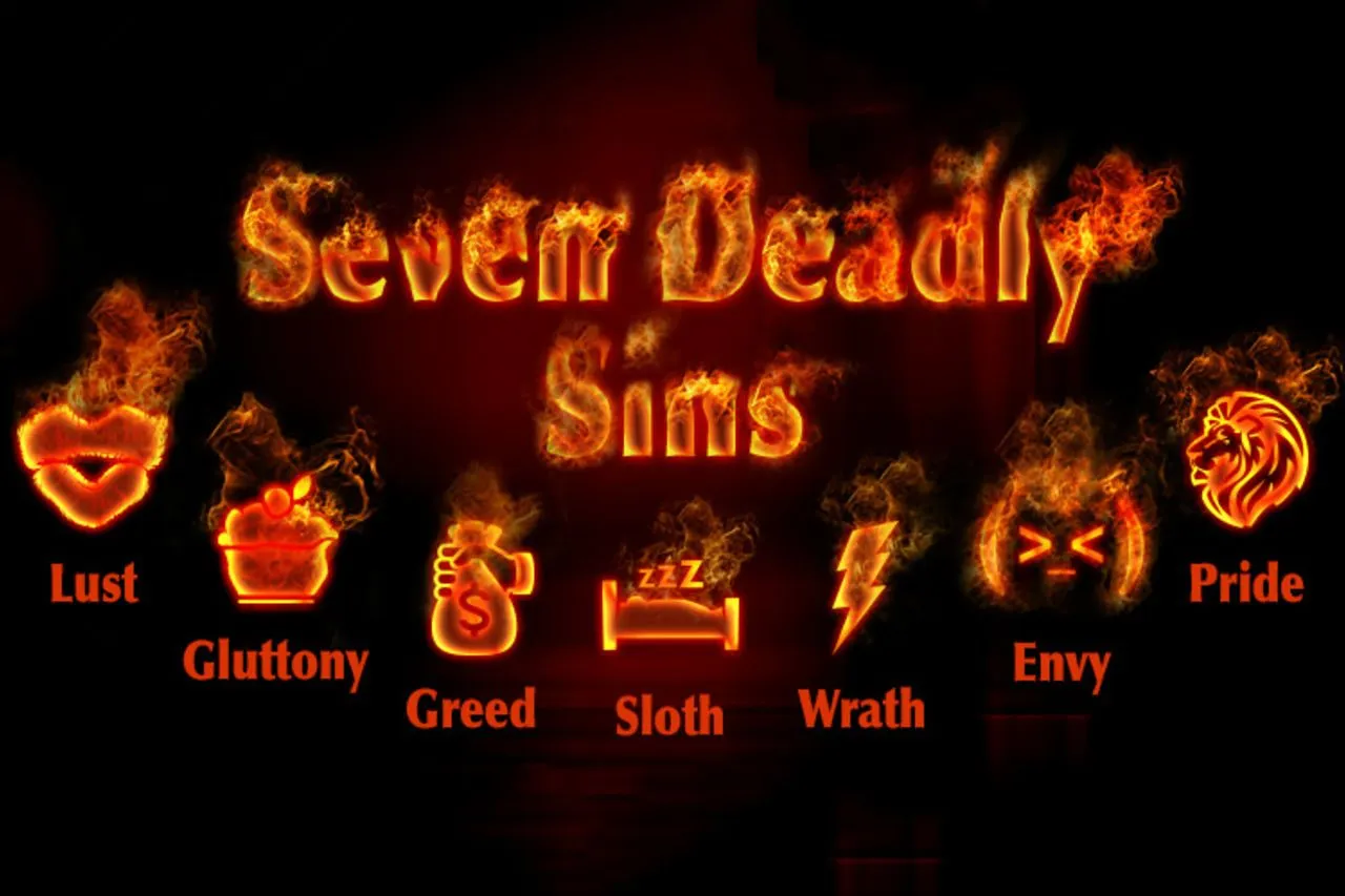 7 deadly sins from the bible