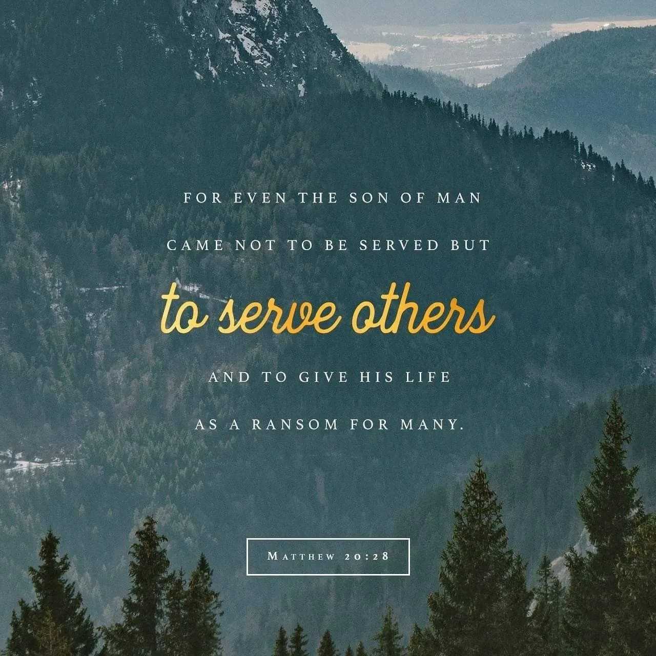 bible verse about serving others