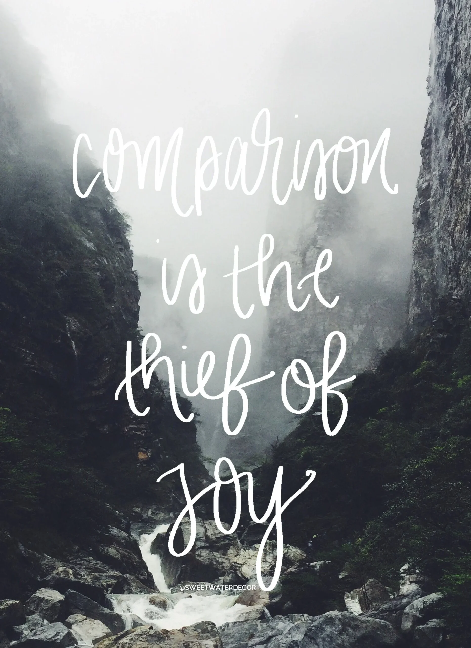 bible verse comparison is the thief of joy