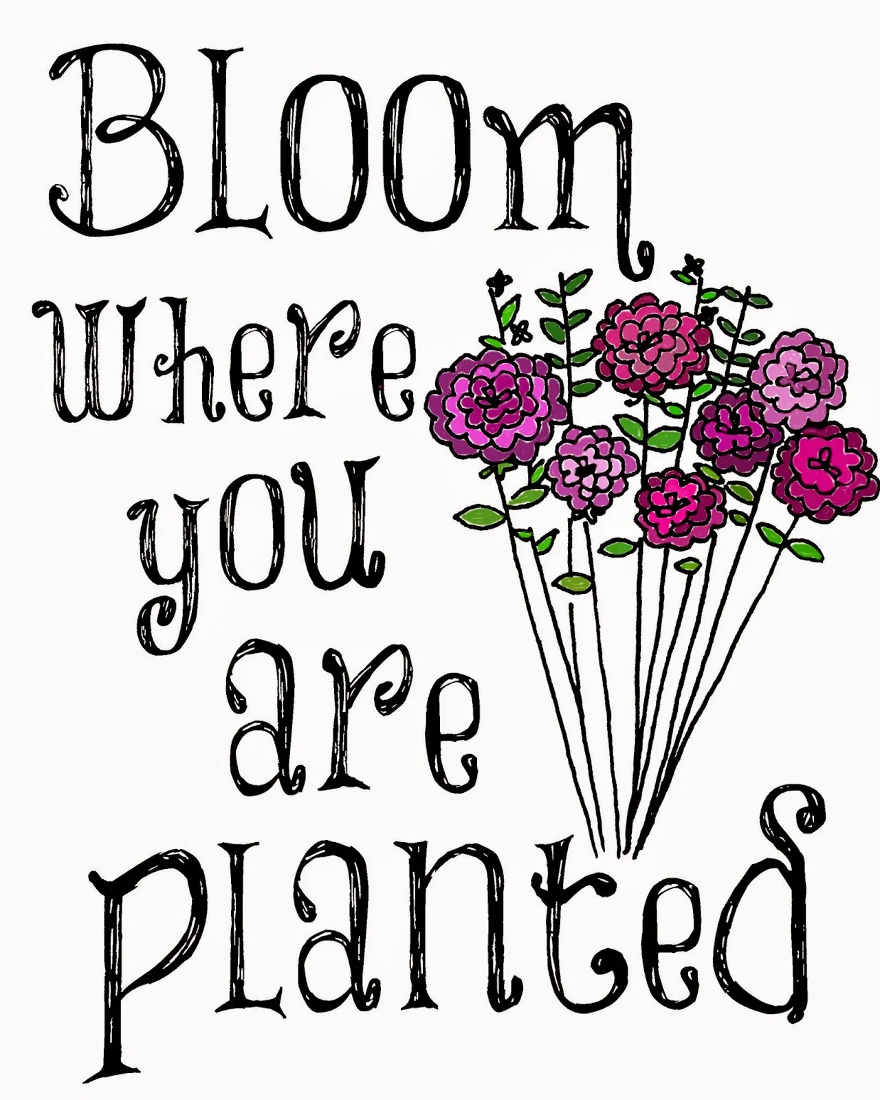 blooming where you are planted