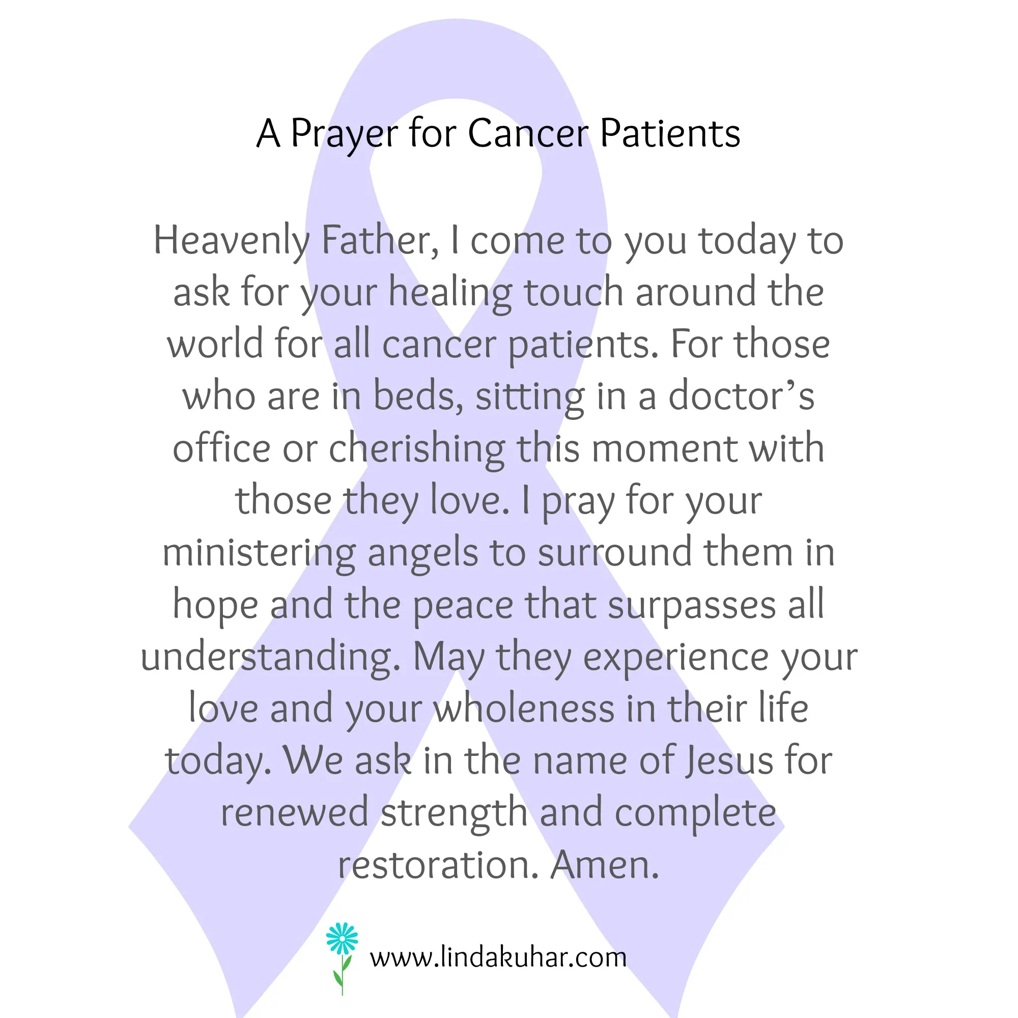 cancer prayer
