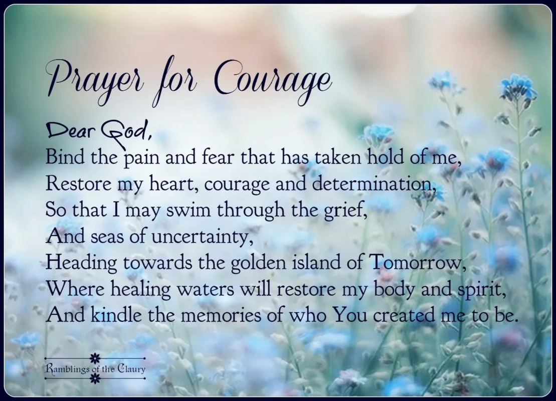 courage prayer