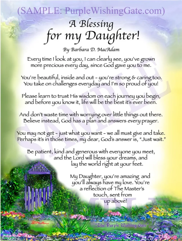 daughters blessing