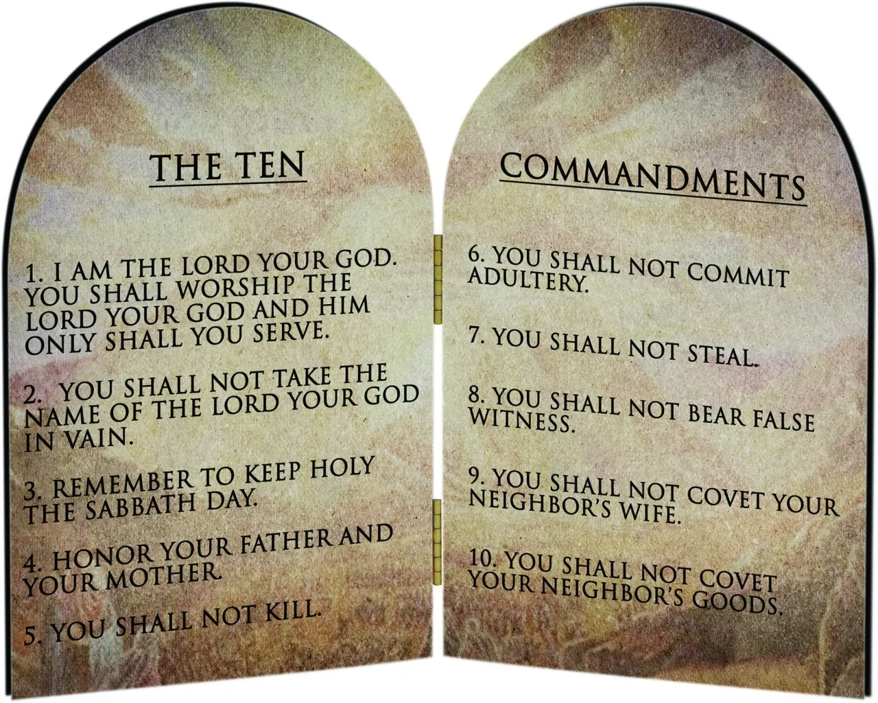 explain the 10 commandments