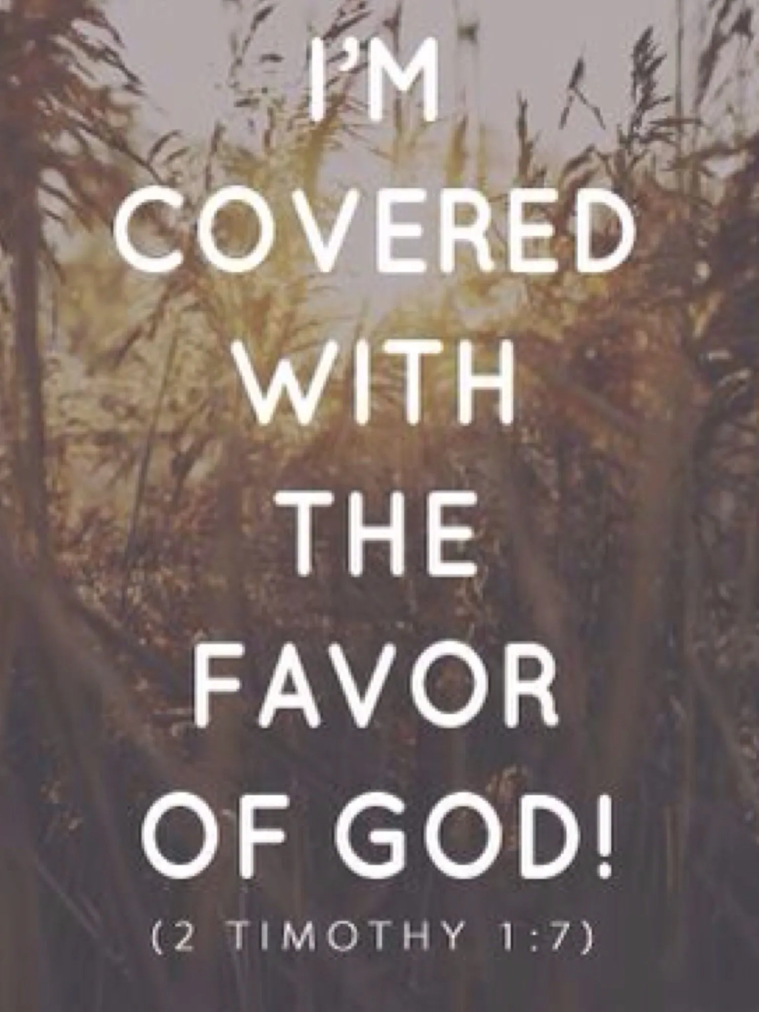 god’s favor