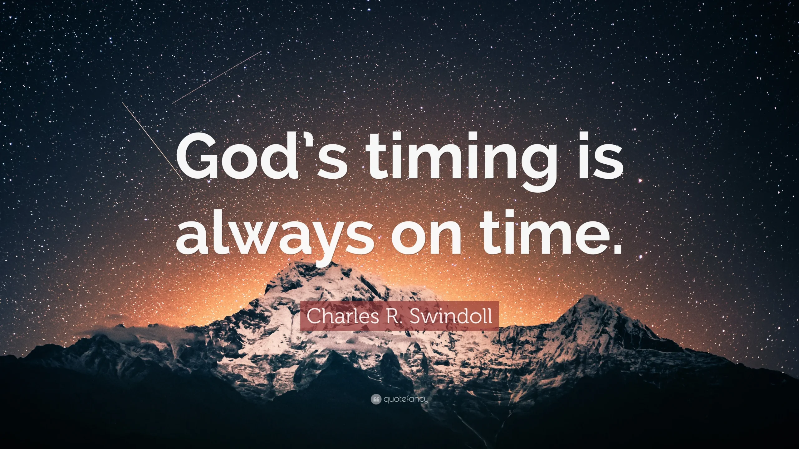 god’s time quotes