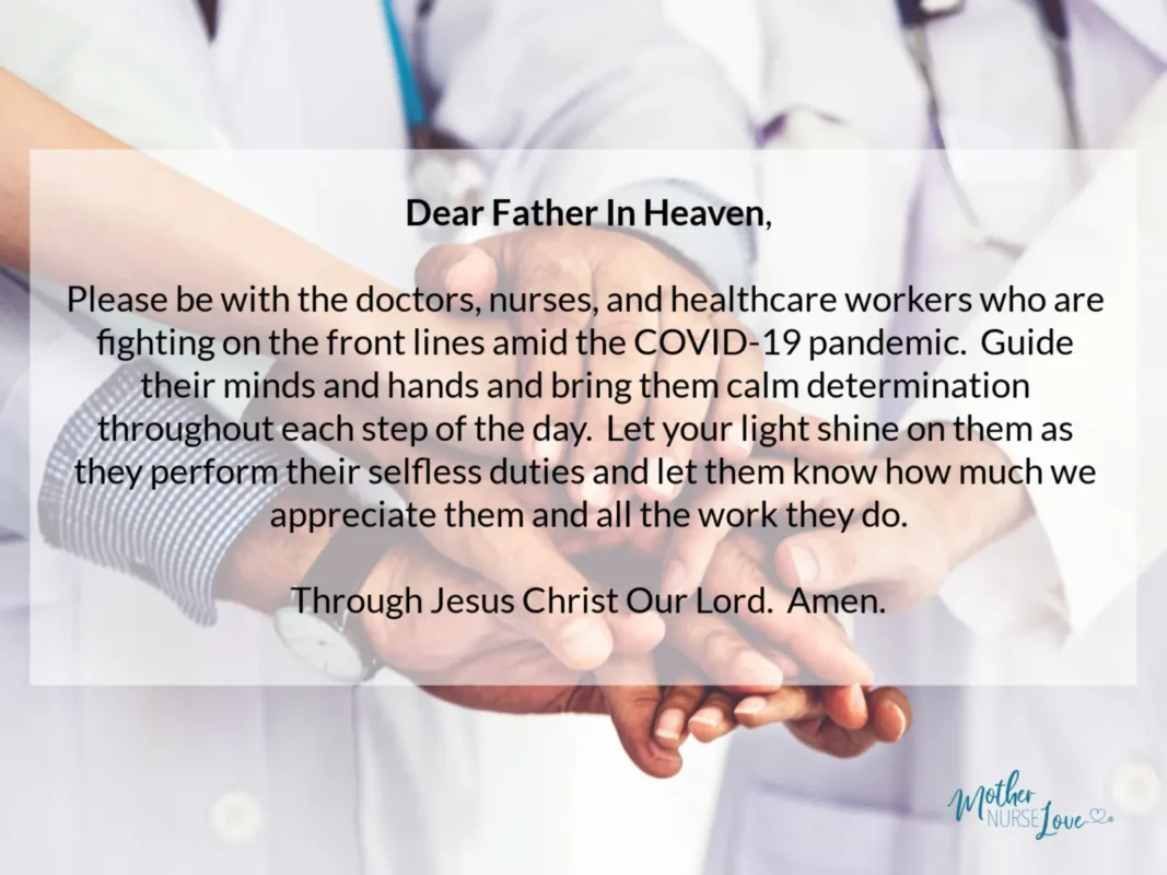 healthcare workers prayer