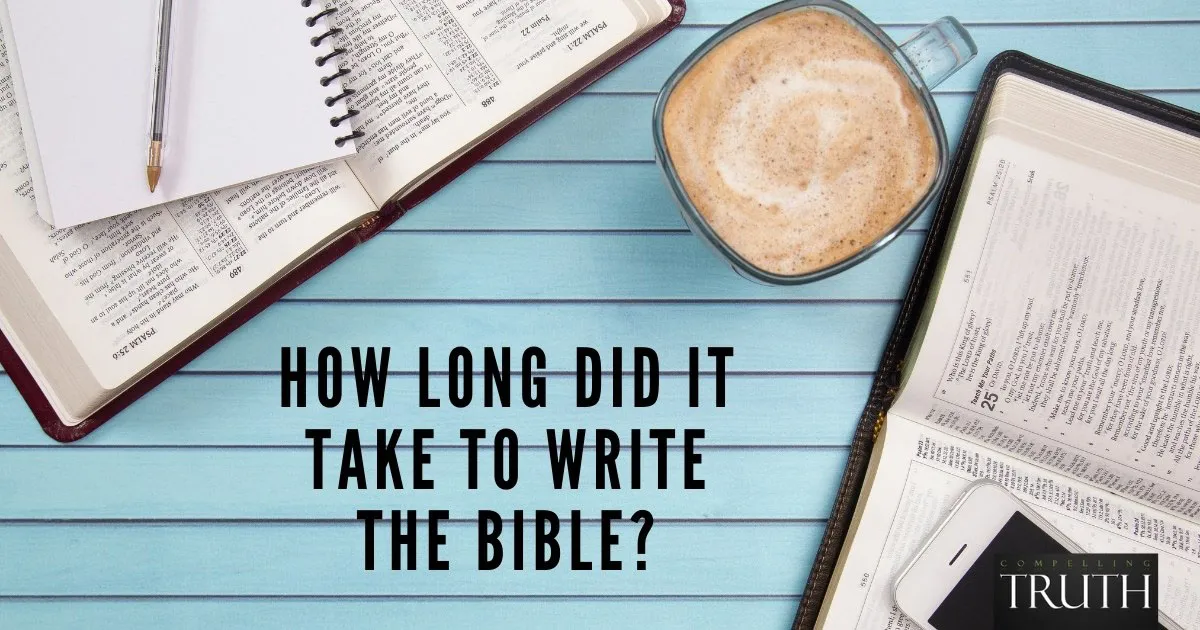 how long did it take to write the bible