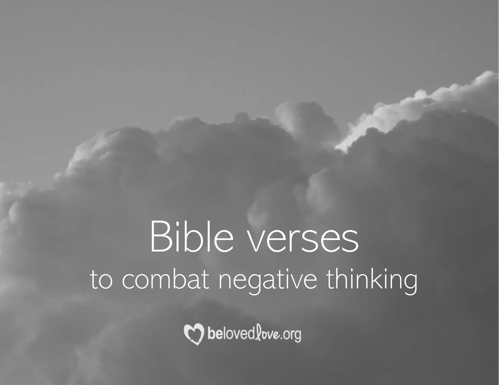 how to get rid of negative thoughts bible