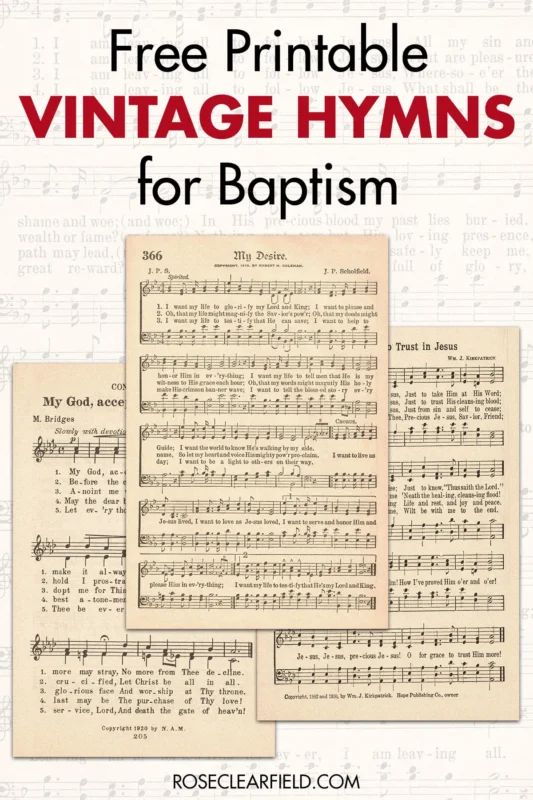 hymns for baptism