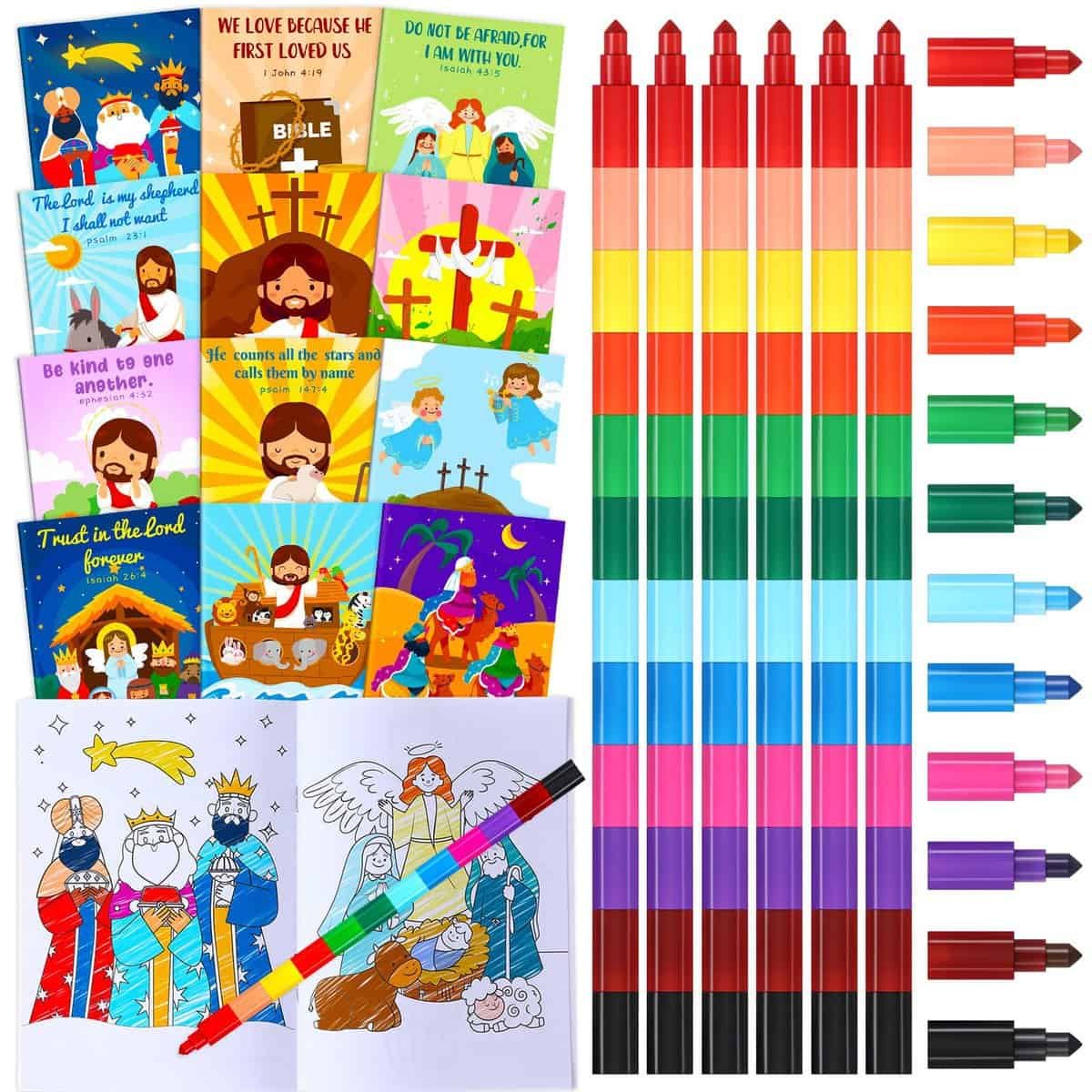 Funrous Christmas Coloring Book Set