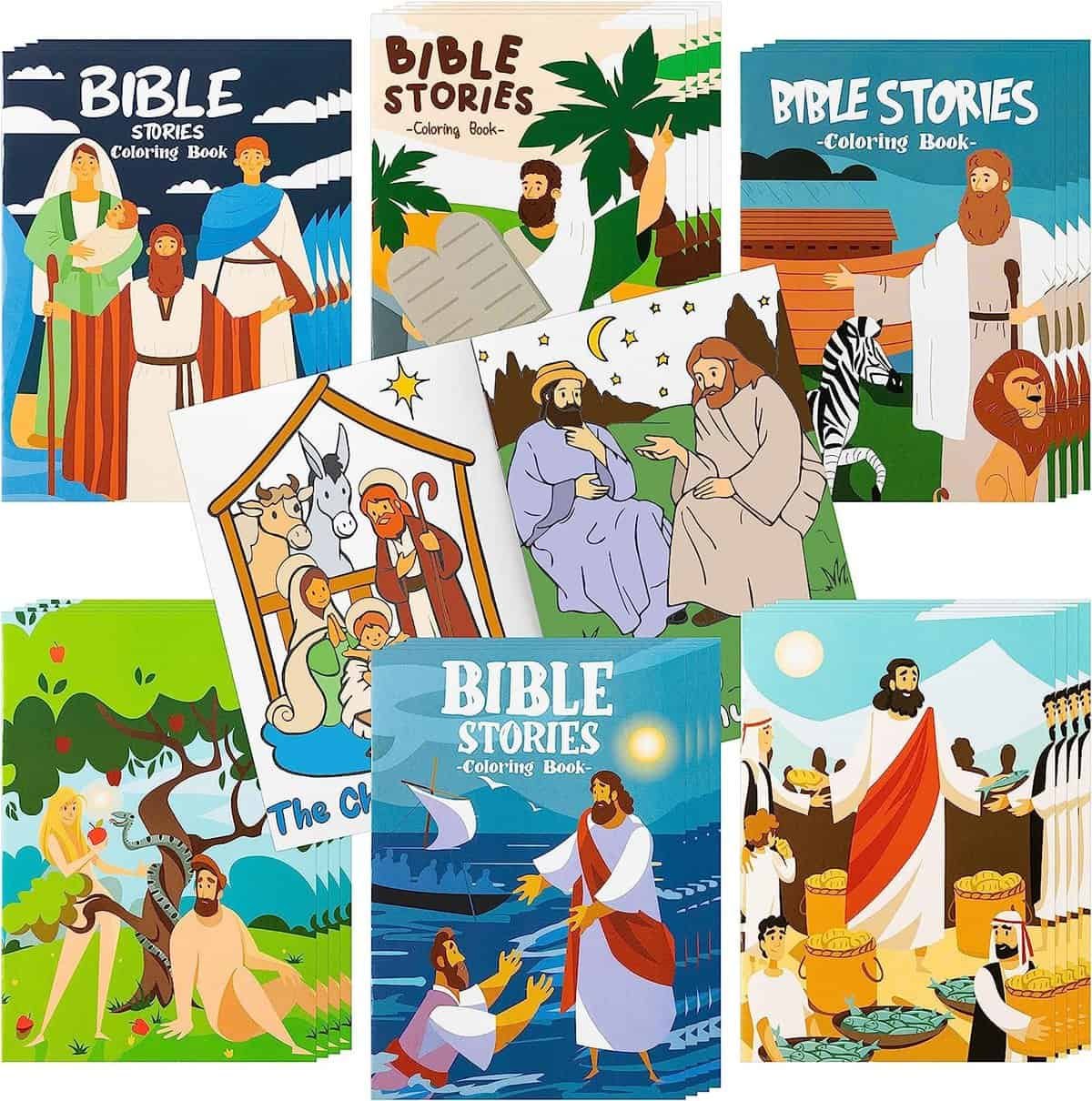 Haooryx Christian Bible Stories Coloring Books