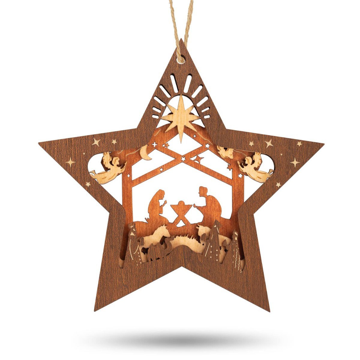 Creawoo Nativity Scene Ornament