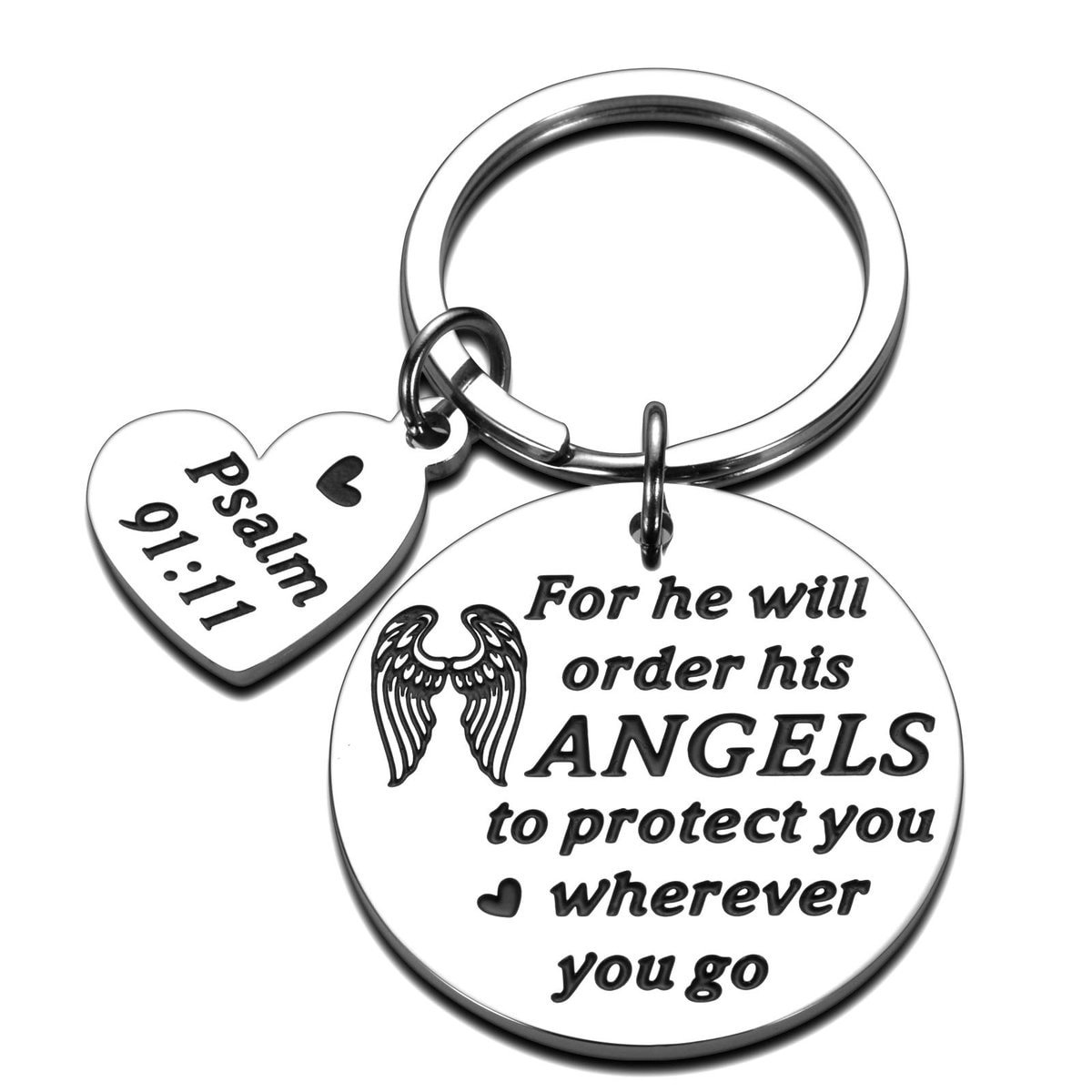 Ambregrissun Bible Verse Keychain