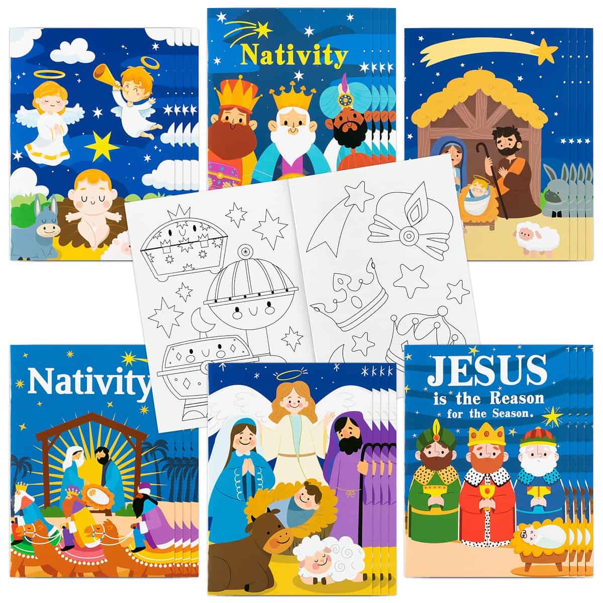 Dvbonike Nativity Coloring Books
