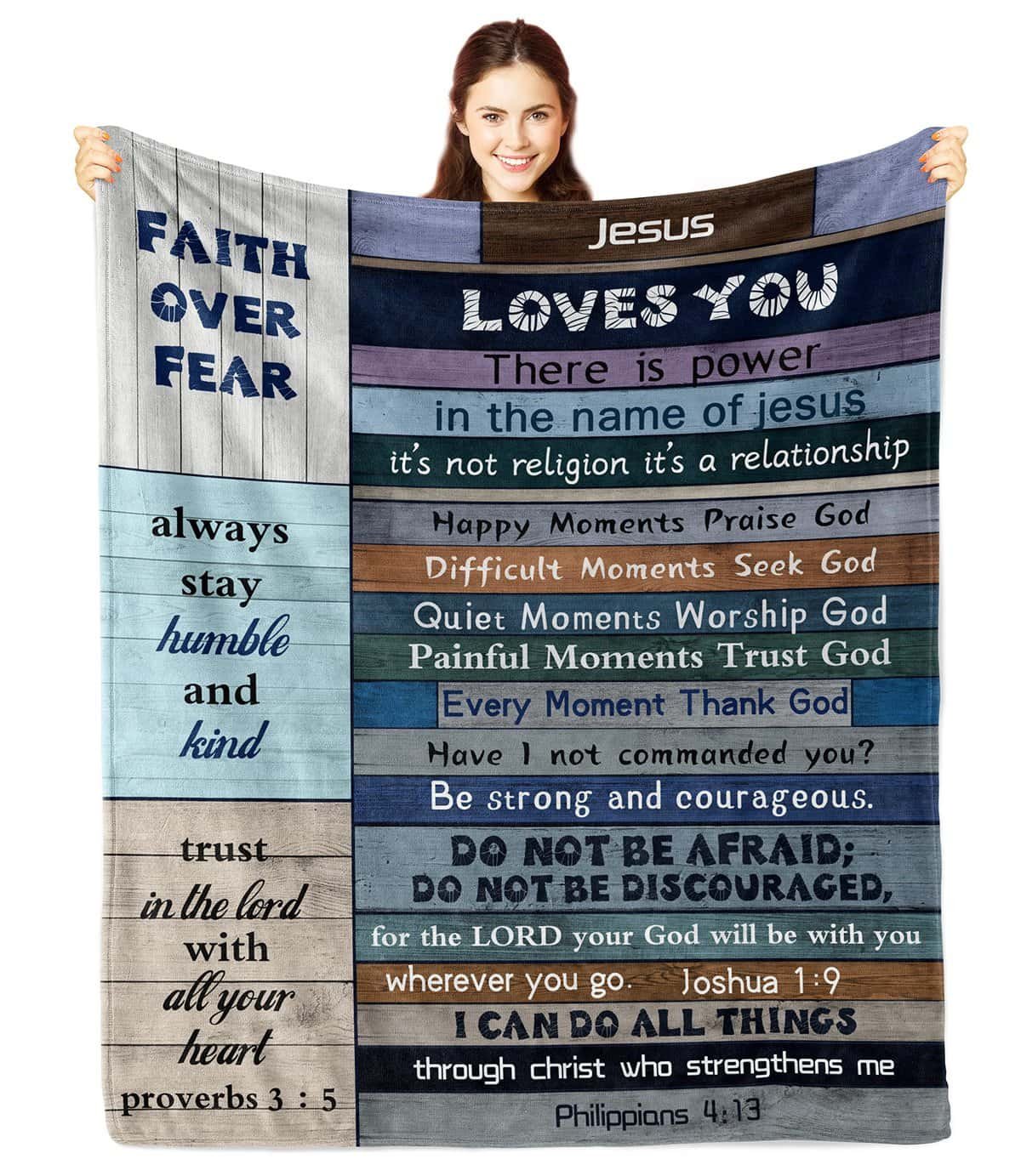 Nicetous Christian Blanket