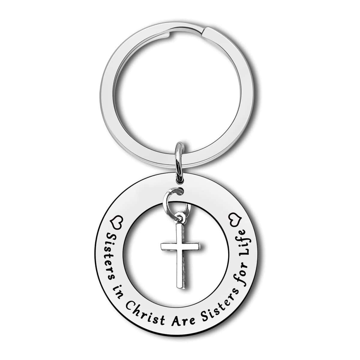 Sisters in Christ Keychain