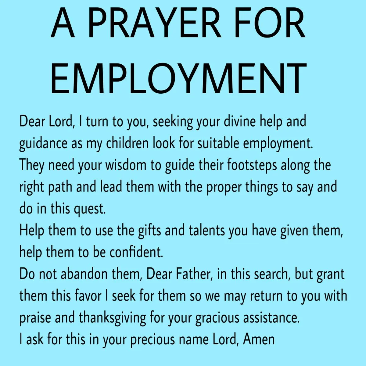 job prayer