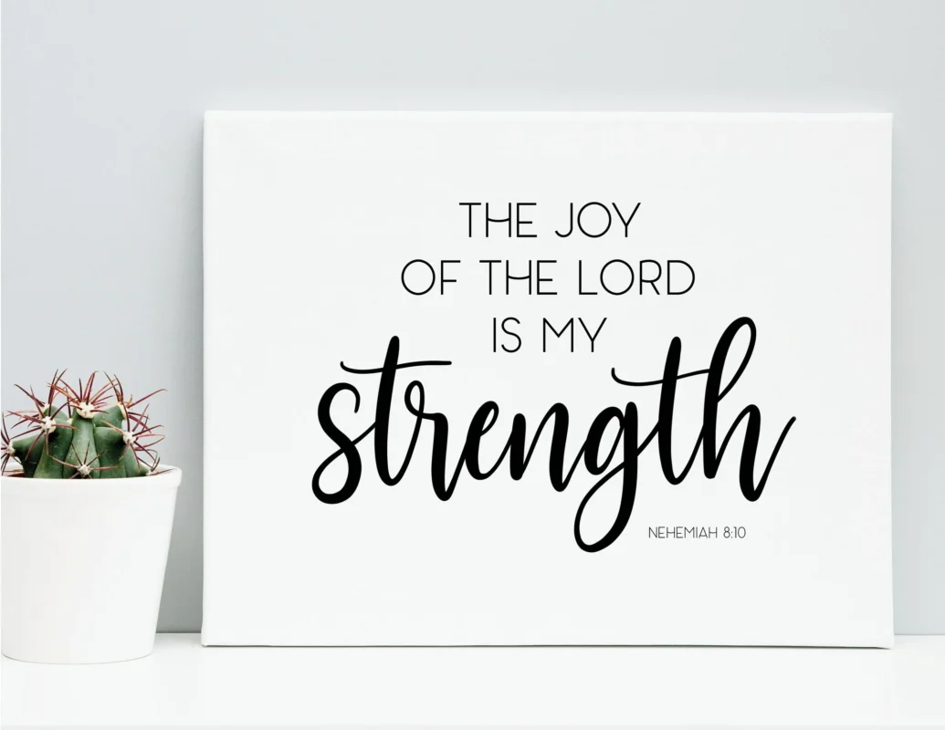 joy of the lord is my strength