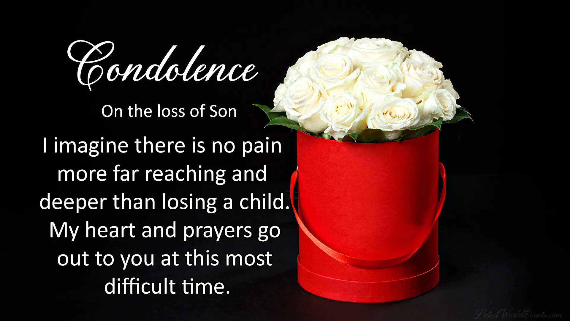 loss of a son prayer