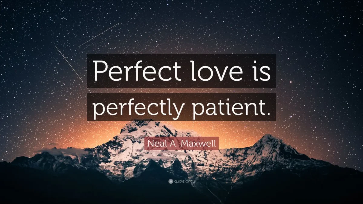 love is perfect