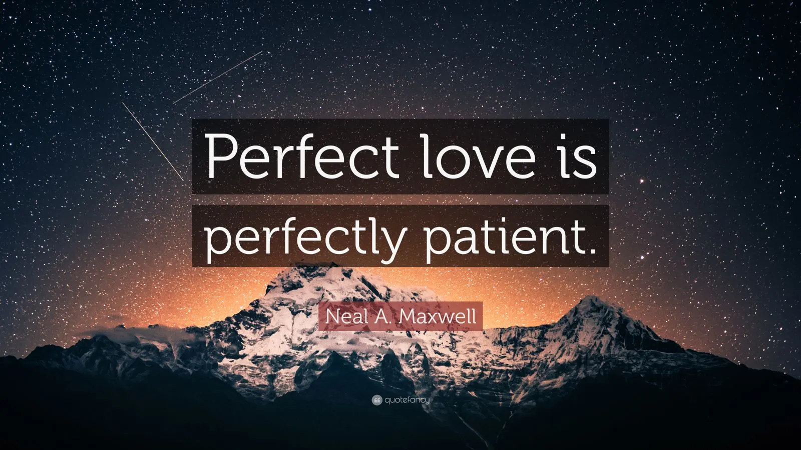 love is perfect