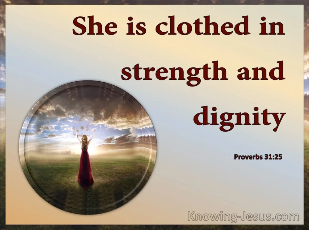 meaning of proverbs 31 25