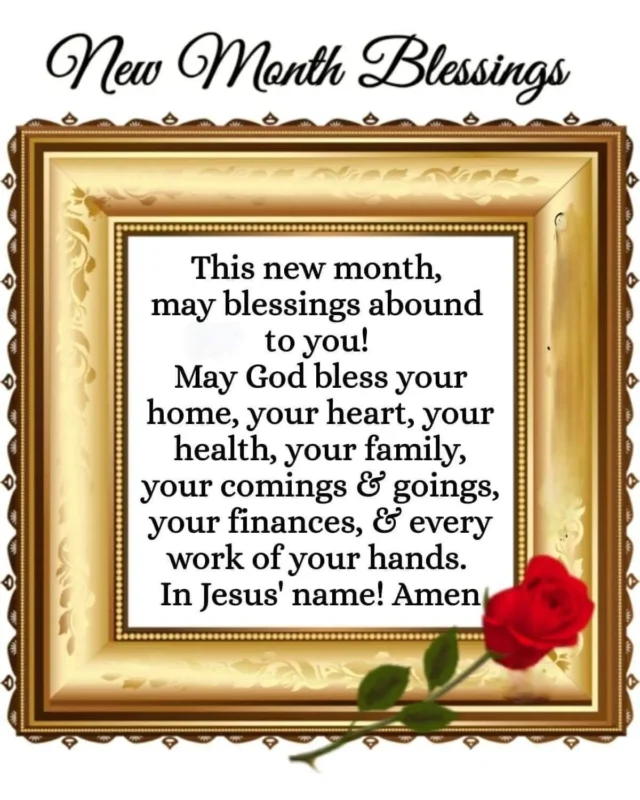 new month prayers