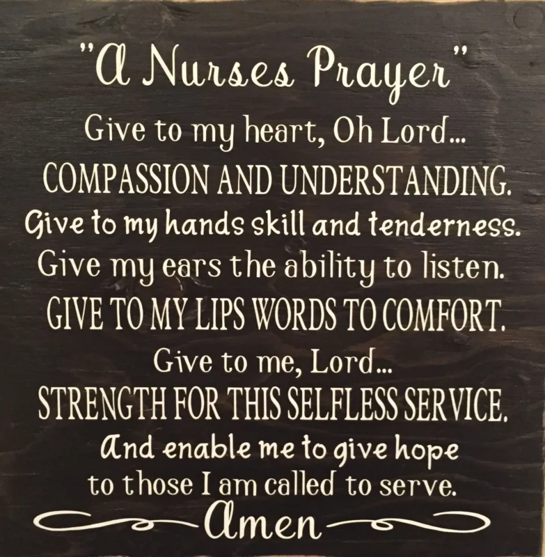 nurses prayers