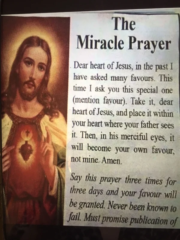 pray miracle