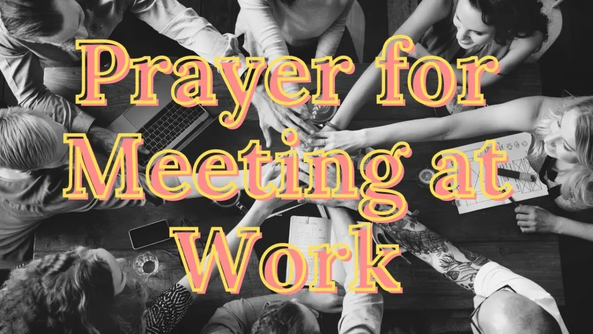 prayer at work meetings