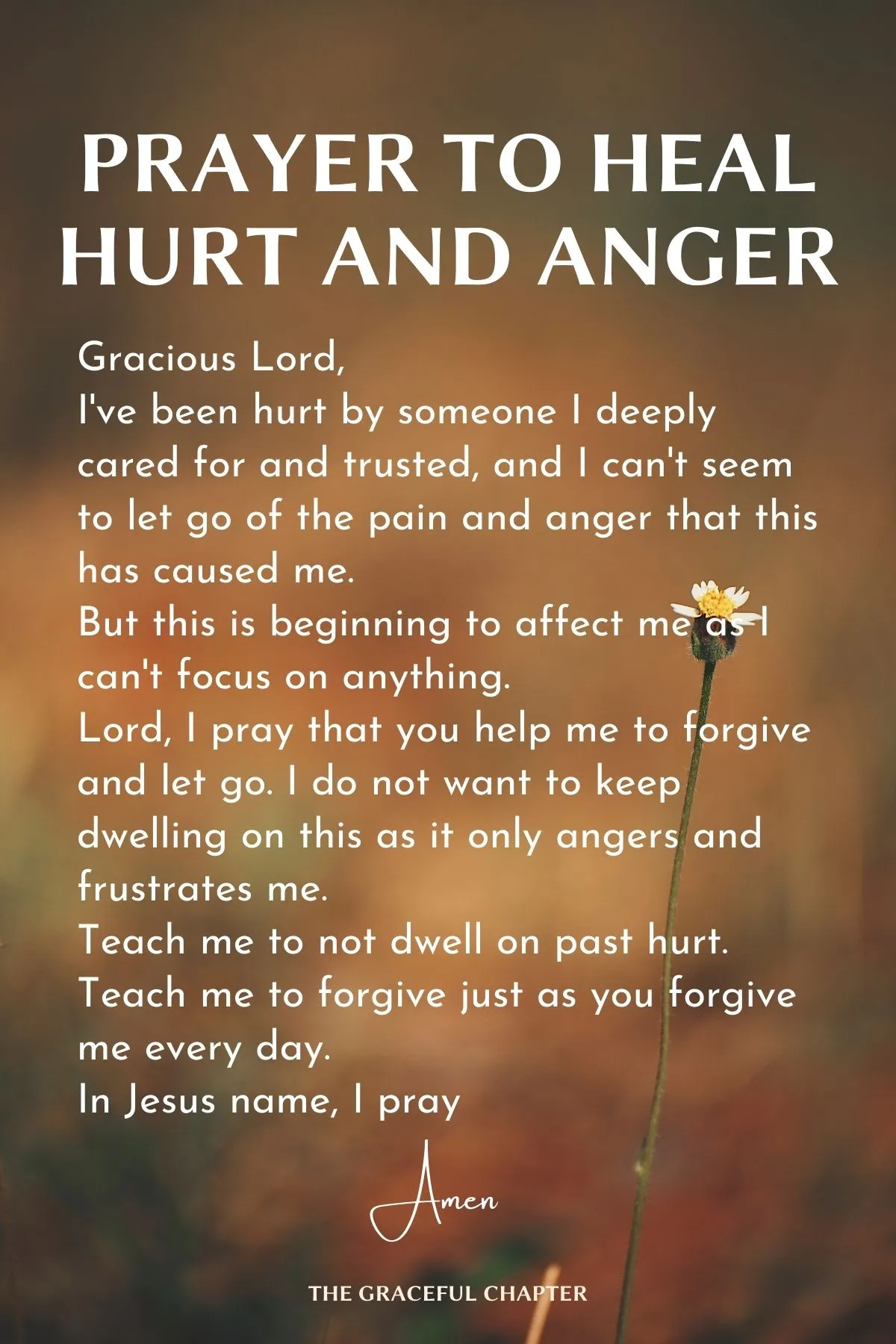prayer for hurting