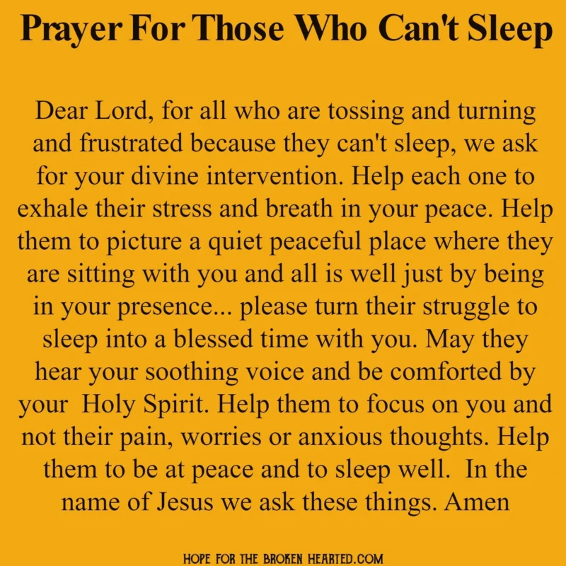 Prayer When You Can't Sleep (2024)