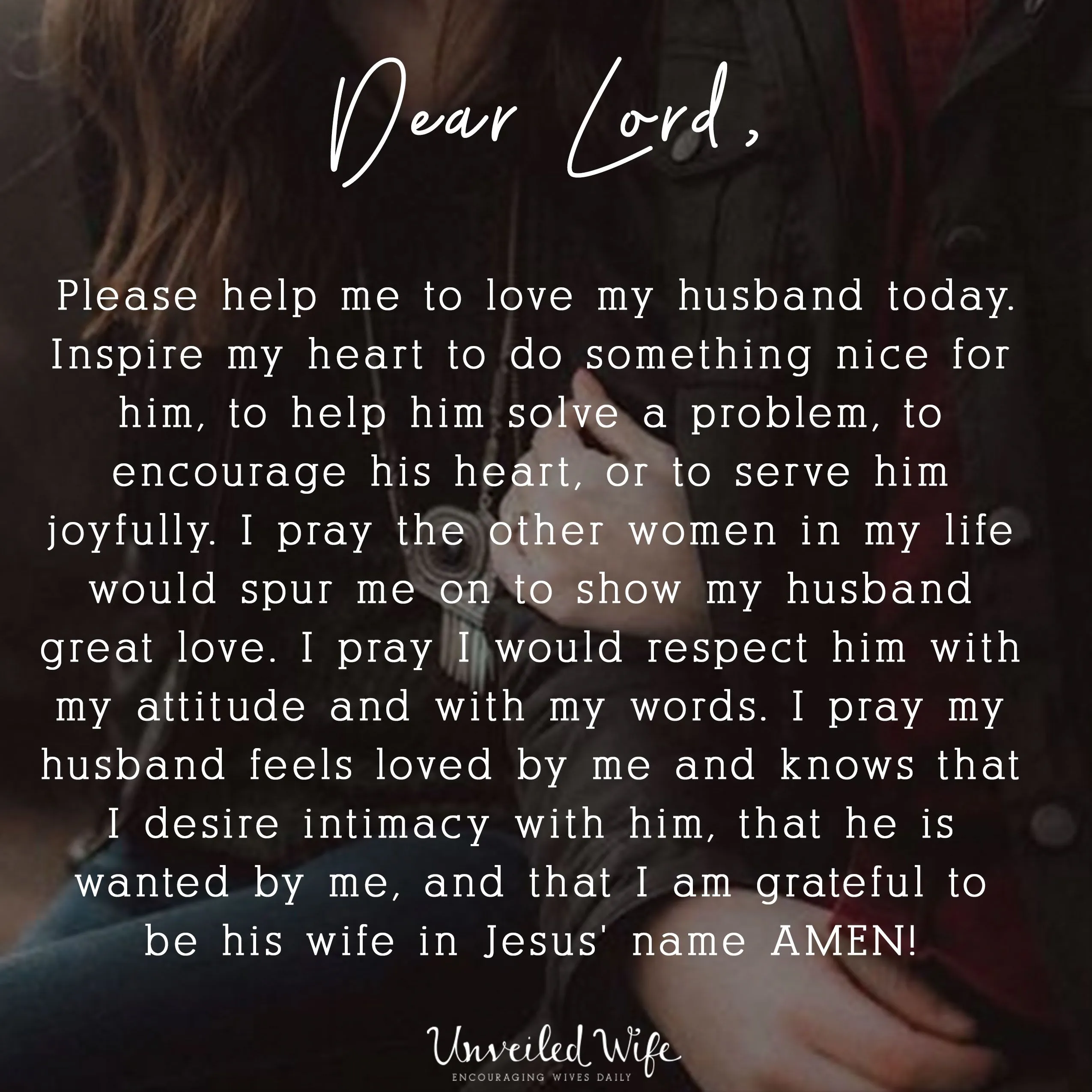 prayers for husbands and wives