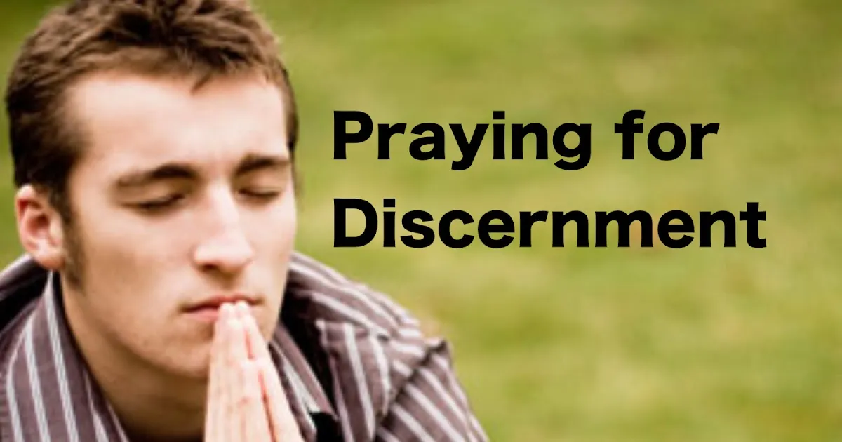 praying for discernment