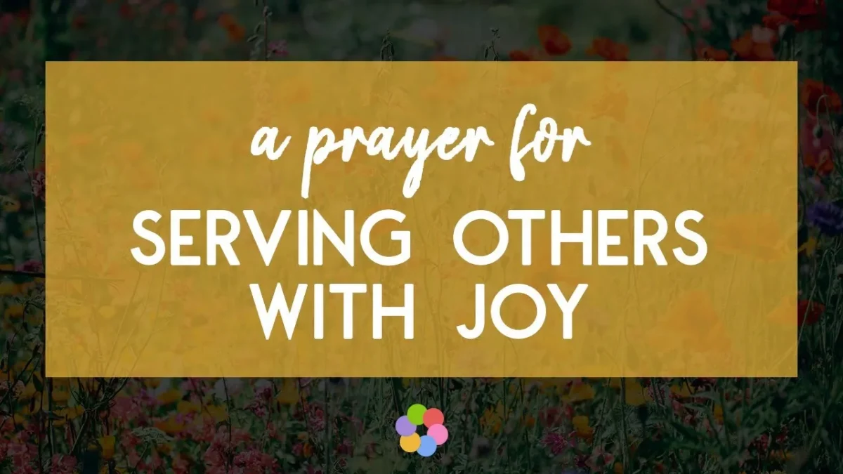 serving others prayer