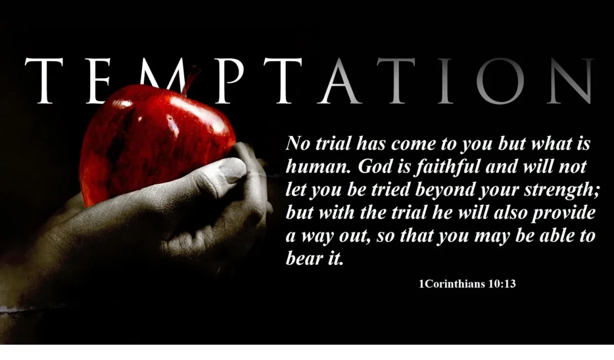 temptation in the bible verses