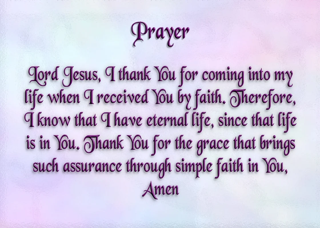 thank you for jesus prayer