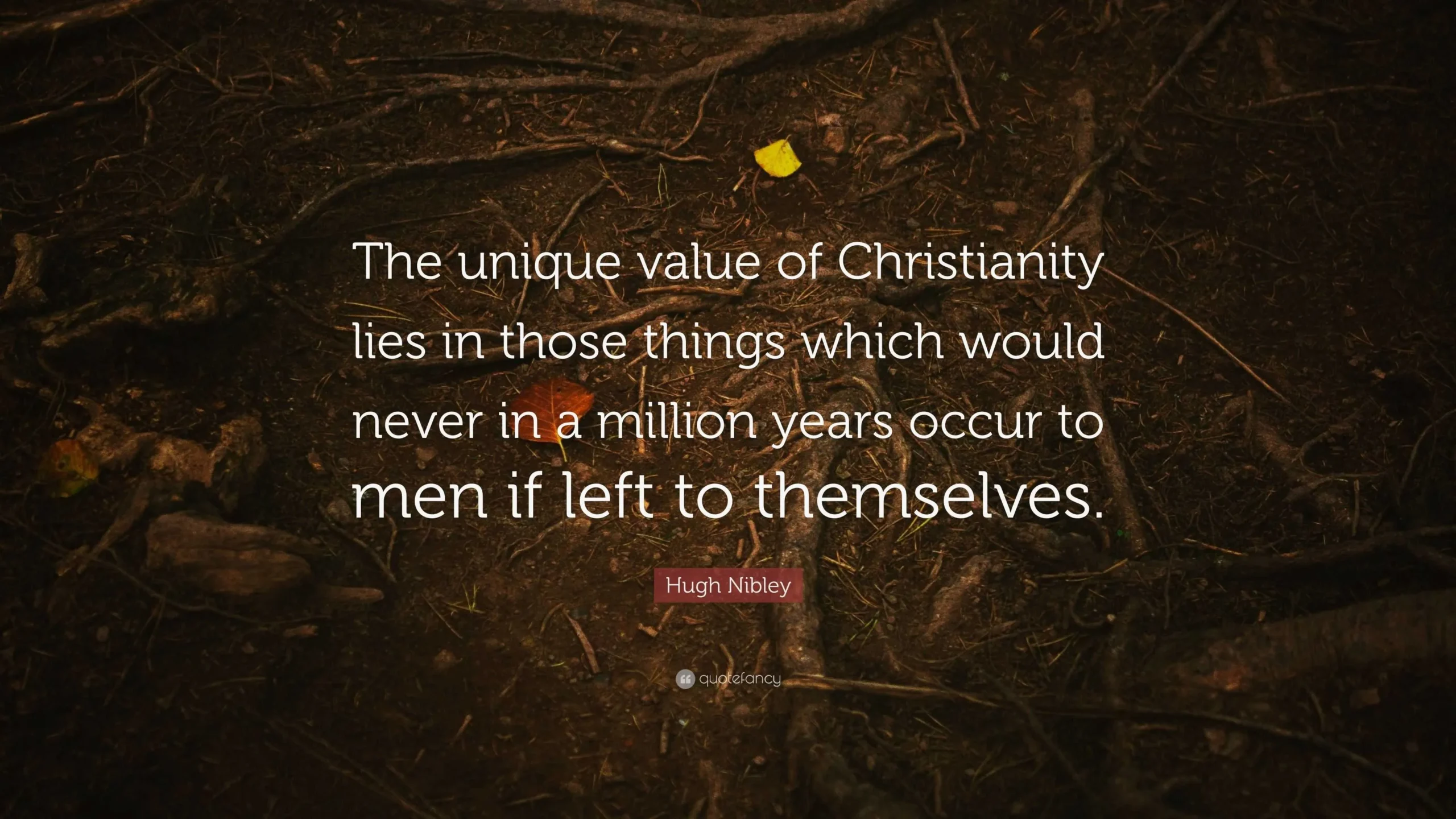 things unique to christianity