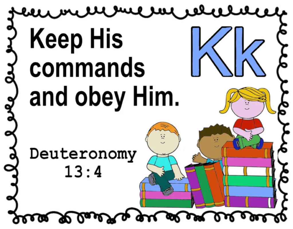 what bible character starts with the letter k