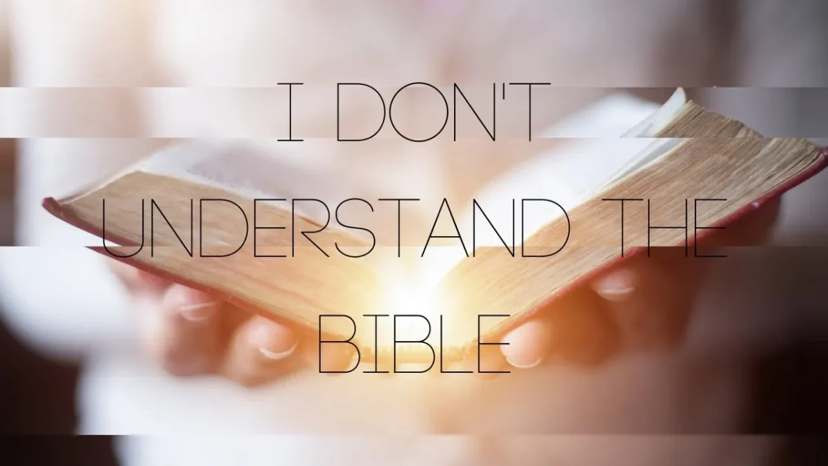 what to do if you don’t understand the bible